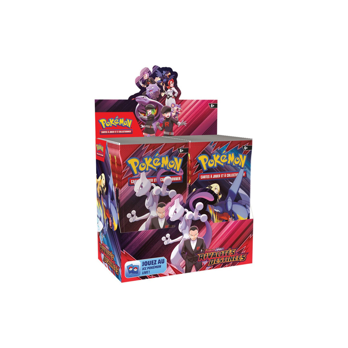 Display 36 boosters Pokémon Écarlate et Violet – Rivalités Destinées (FR)